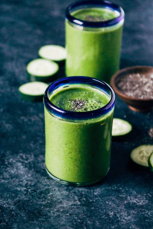 Hydrating Cucumber Spinach Smoothie