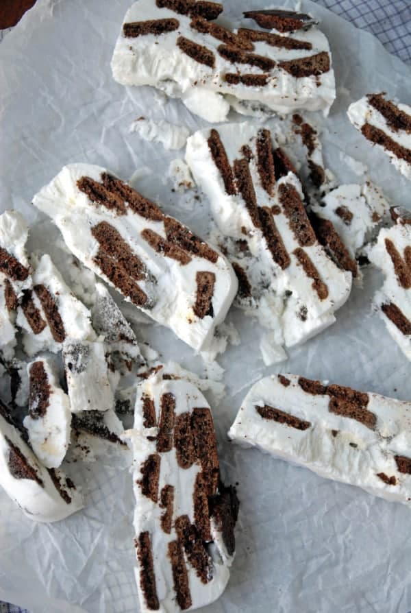 Icebox Cake with Homemade Chocolate Wafers