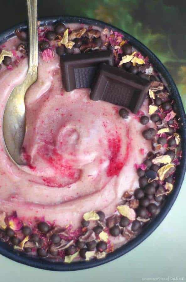 Instant Beetroot Banana Ice Cream