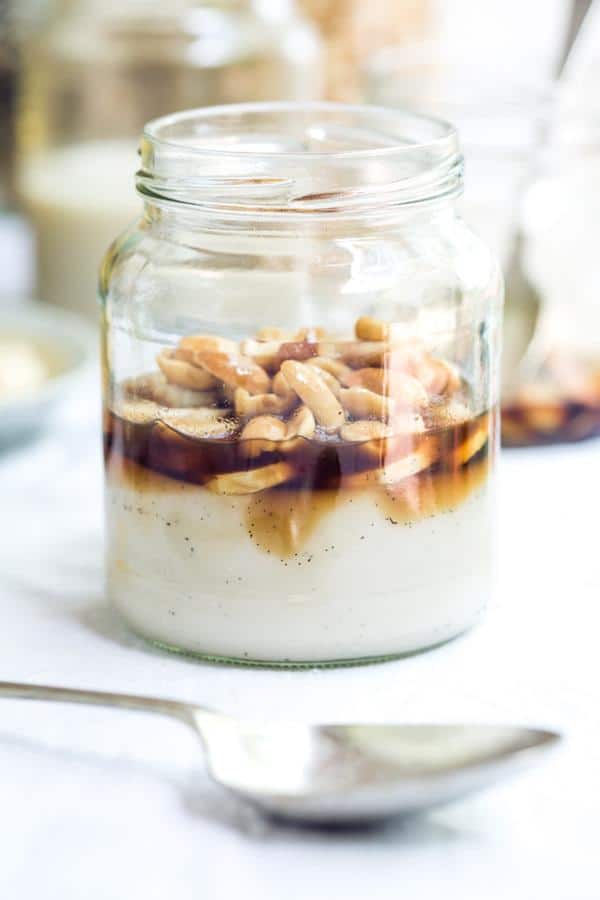 Lovely Vegan Banana Split Panna Cotta