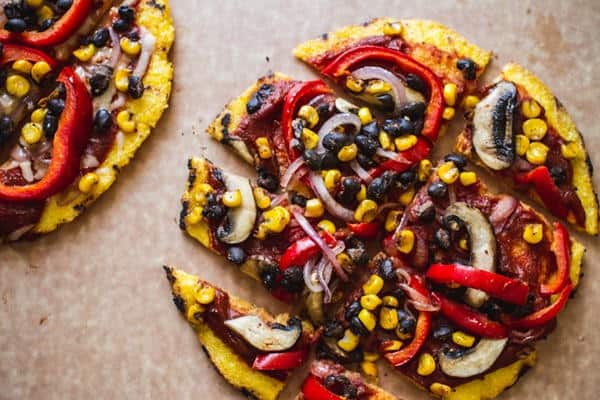 Mexican Grilled Polenta Pizza