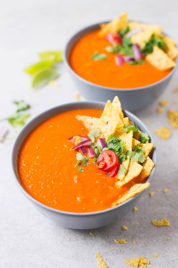 Mexican-Style Tomato Soup
