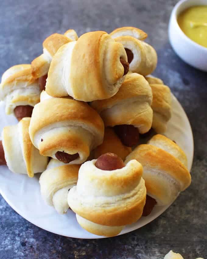 Mini Carrot Dogs in a Blanket