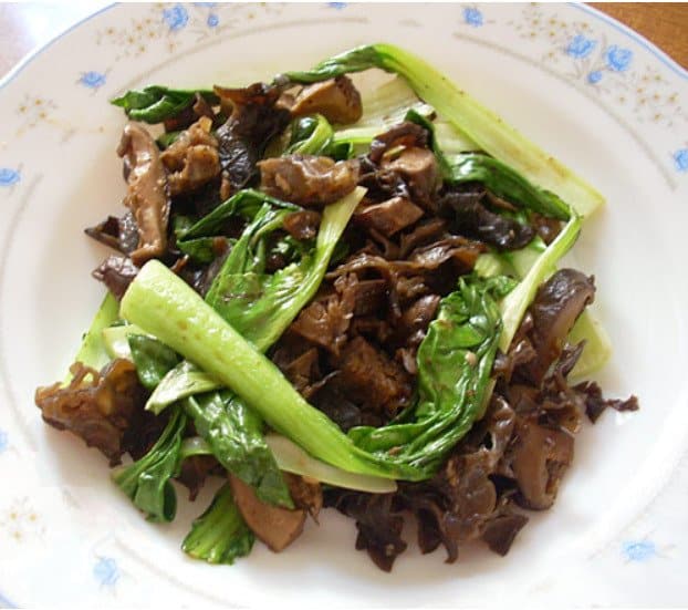 Mushroom and Pak Choi Stir-Fry