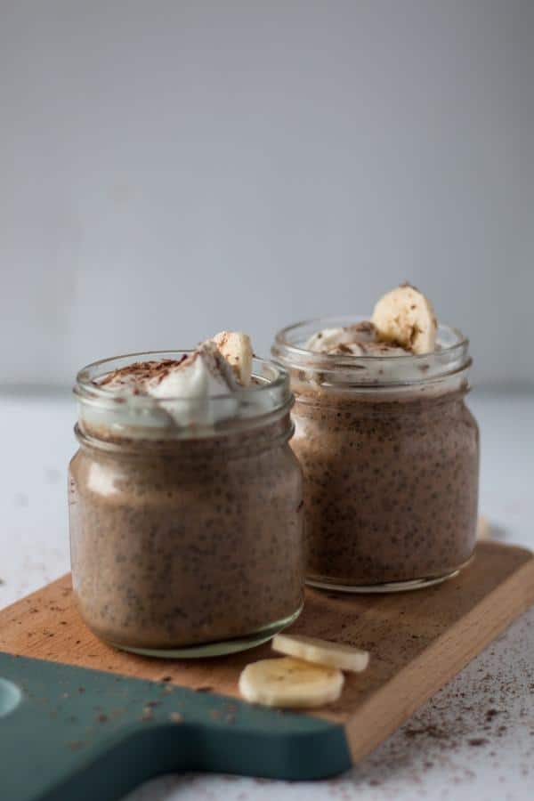 Overnight Chocolate Banana Chia Pudding