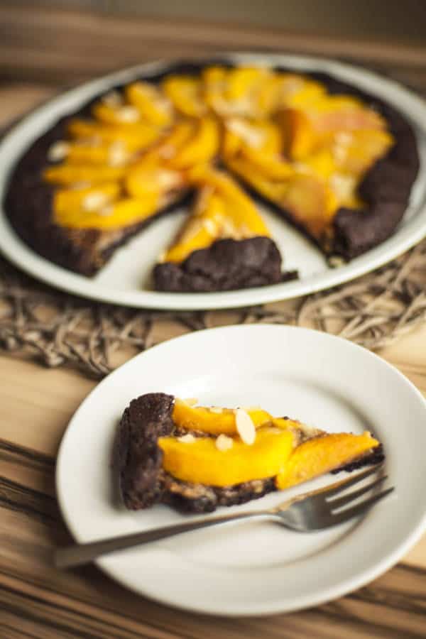 Peach Chocolate Galette (Gluten-Free)