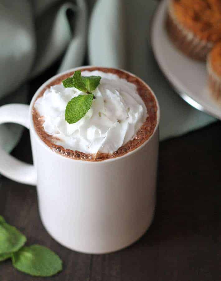 Peppermint Hot Chocolate