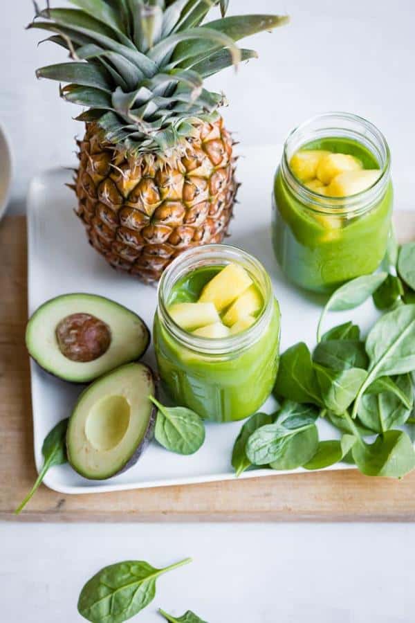 Pineapple Paradise Spinach Smoothie