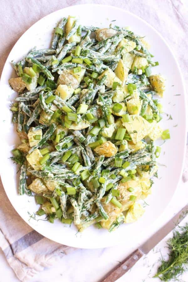 Potato and Green Bean Salad with Dill Ranch Dressing