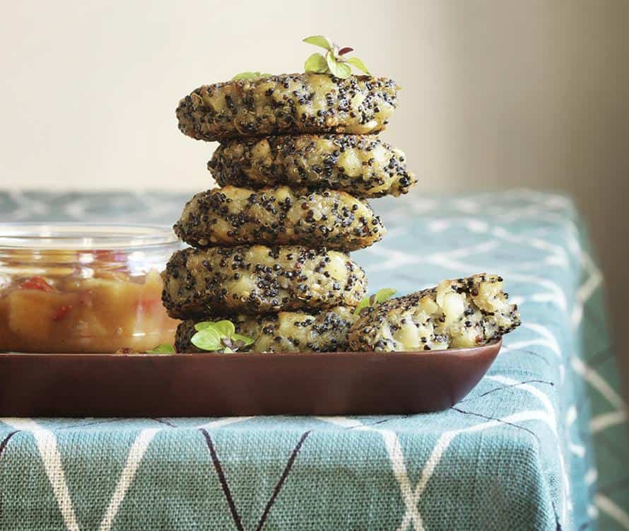 Potato and Quinoa Veggie Burger