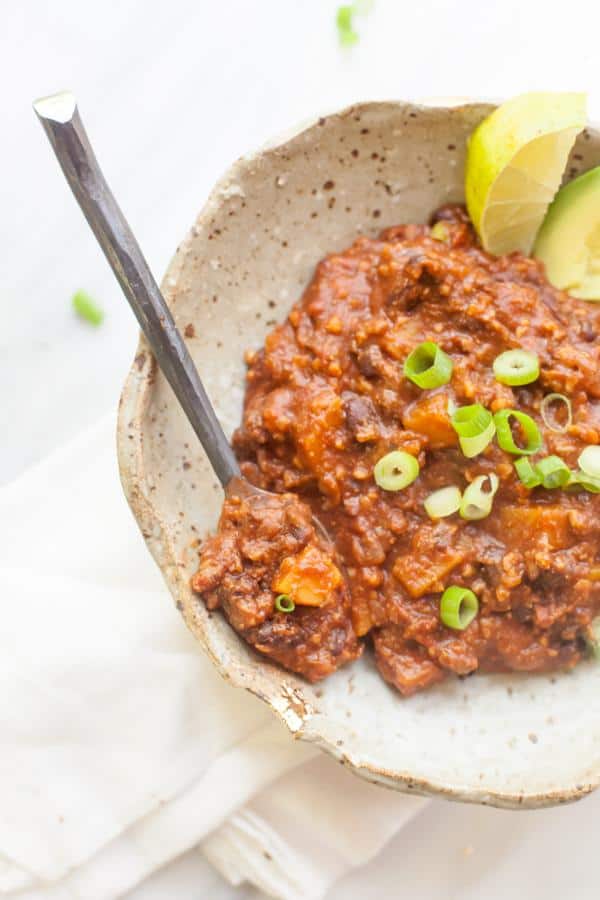 Pumpkin Black Bean Chili