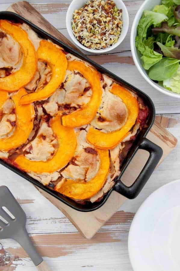 Pumpkin Lasagne with Cashew Cheese