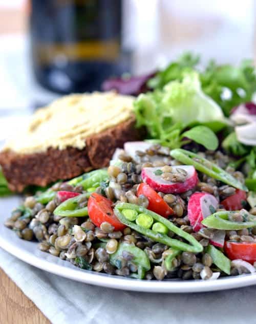 Quick and Easy Lentil-Yogurt Salad