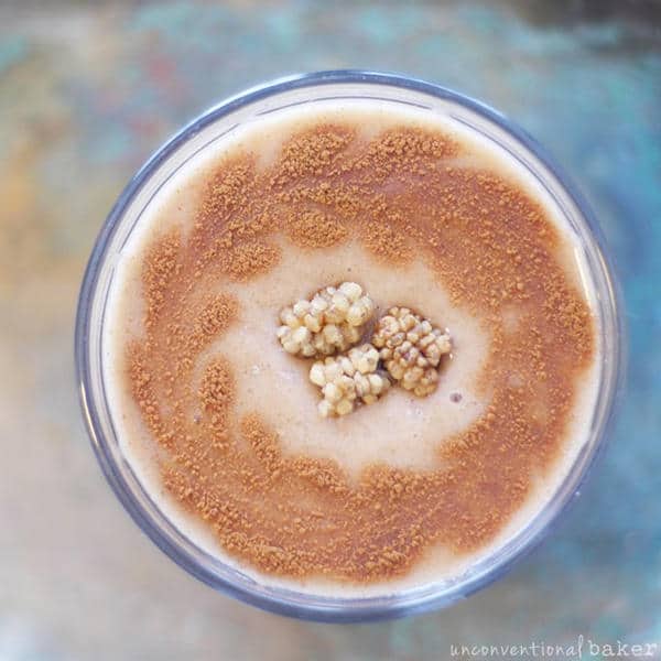 Quick Apple Pie Smoothie or Bowl