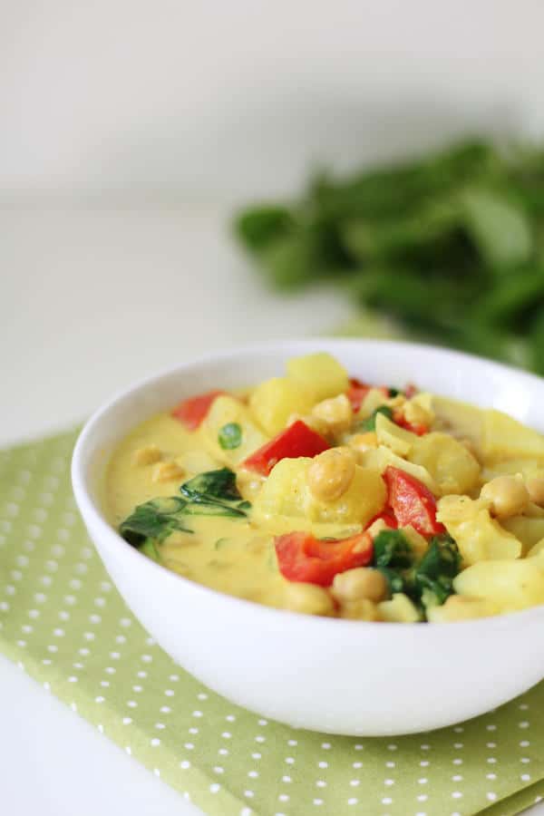 Quick Potato and Chickpea Stew