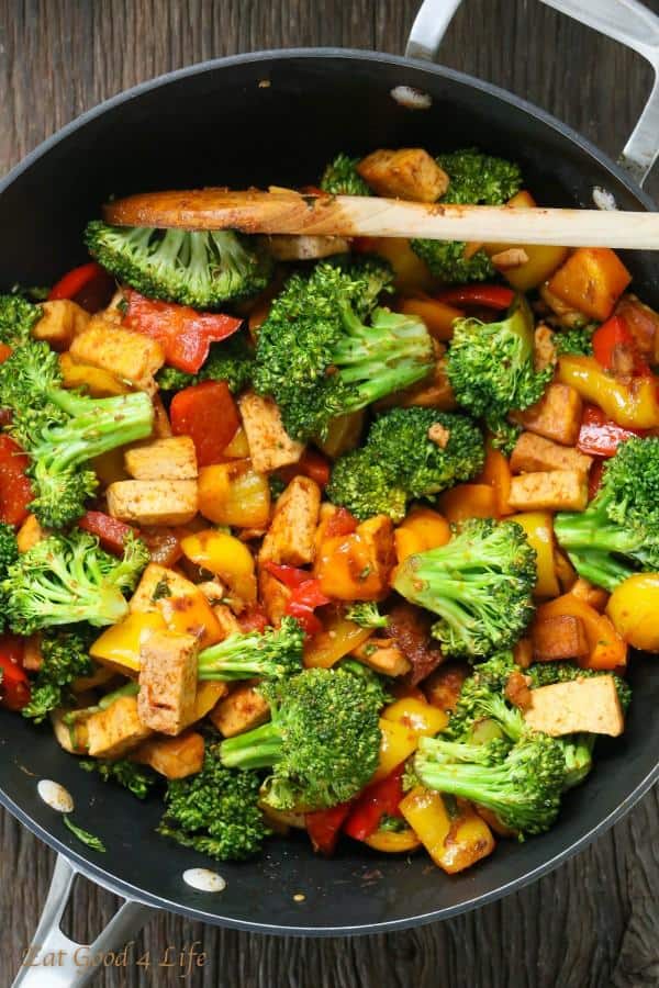 Quick Veggie Tofu Stir-Fry