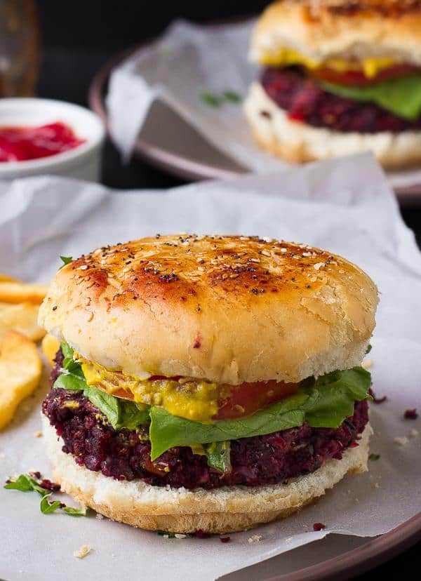 Quinoa Beet Burgers