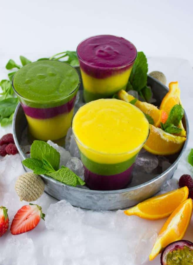 Rainbow Fruit Smoothie