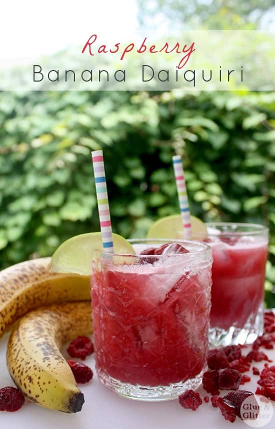 Raspberry Banana Daiquiri