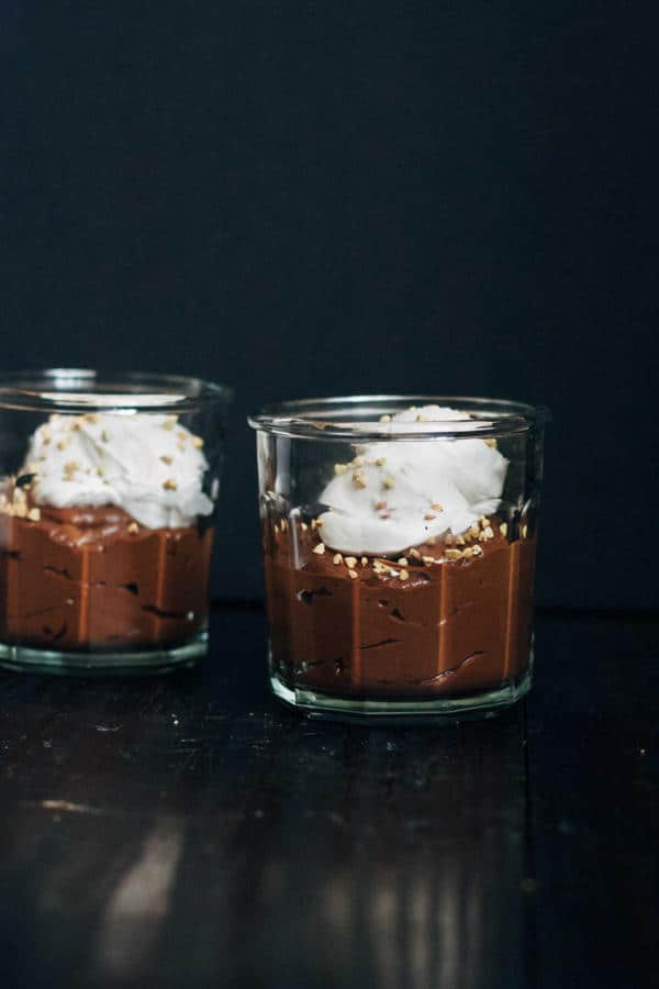 Raw Chocolate Pudding with Coconut Cream (Gluten-Free)