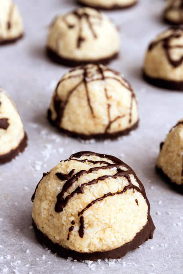 Raw Coconut Macaroons