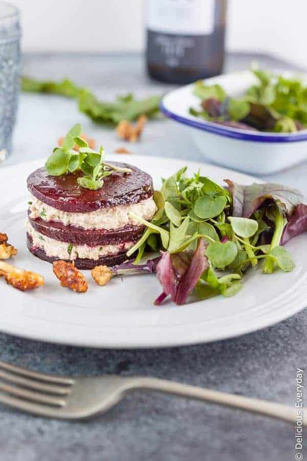 Roasted Beetroot Napoleon