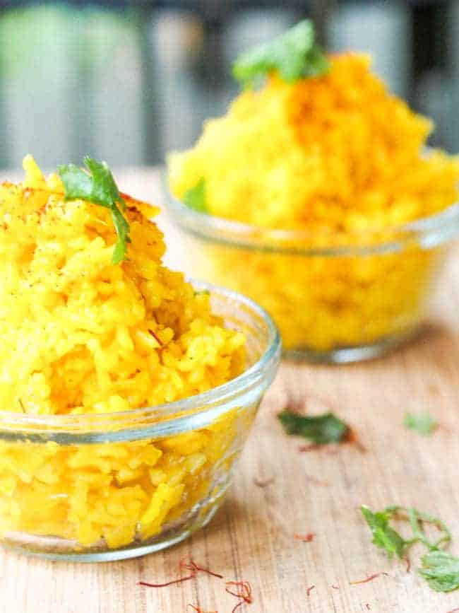 Saffron Rice Pilaf Recipe