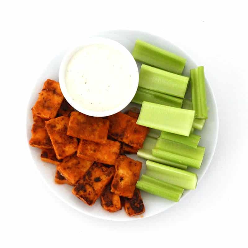 Spicy Buffalo Tofu Wings