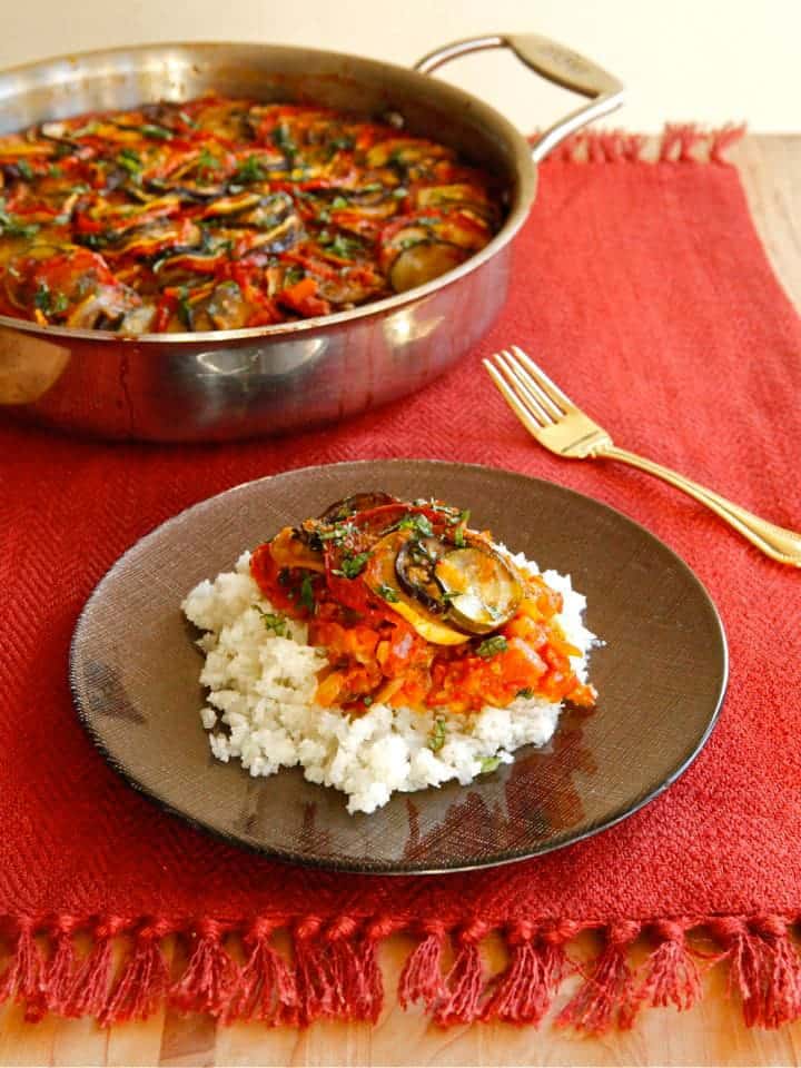 Spicy Smoky Ratatouille Casserole