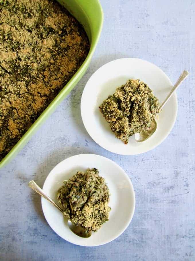 Spinach and Artichoke Quinoa Casserole