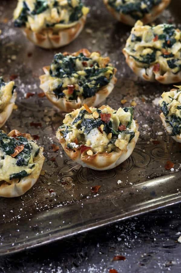 Spinach Artichoke Cups