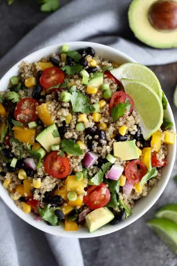 Tex-Mex Quinoa Salad with Black Beans and Corn