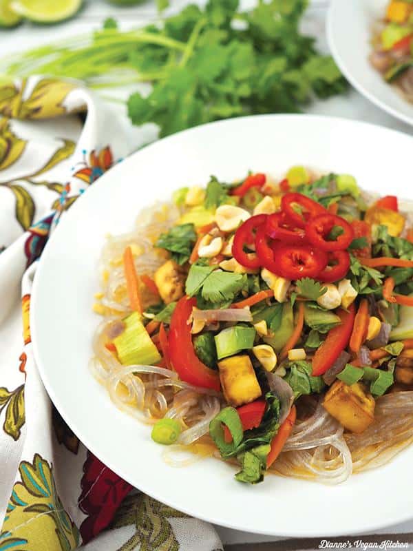 Thai Tofu Noodle Bowls