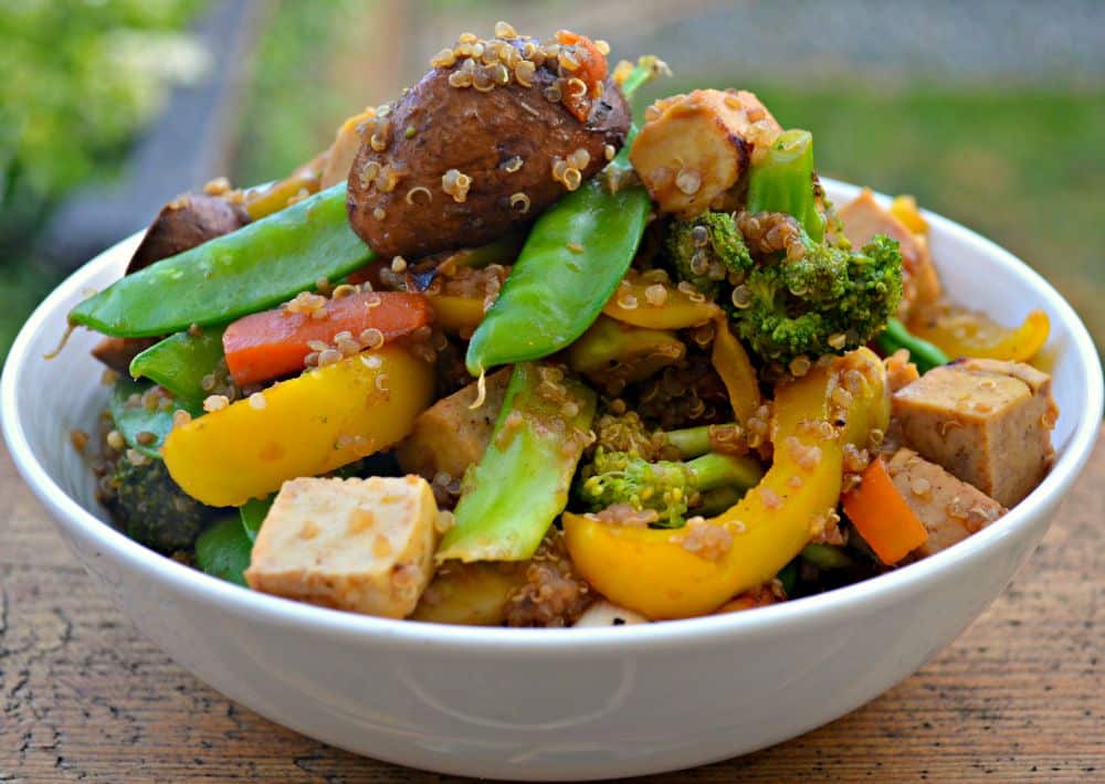 Tofu Quinoa Stir Fry