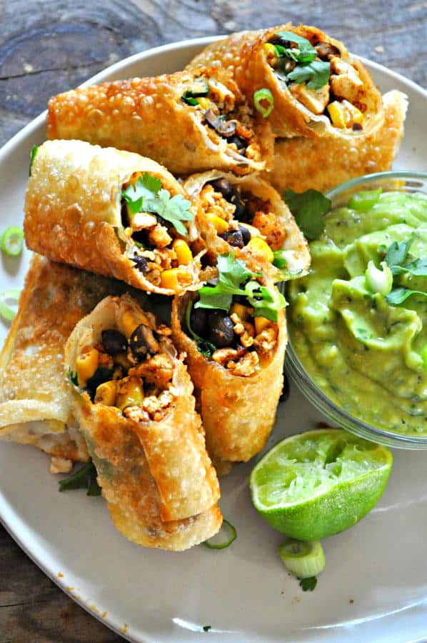 Vegan Tex Mex Egg Rolls