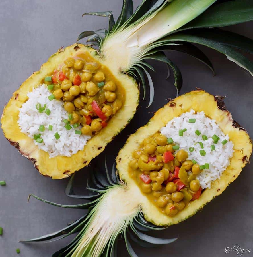 Veggie Curry with Pineapple