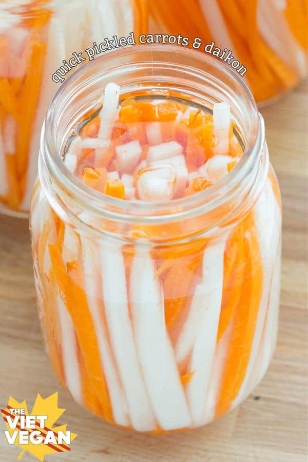 Vietnamese Quick Pickled Carrots and Daikon