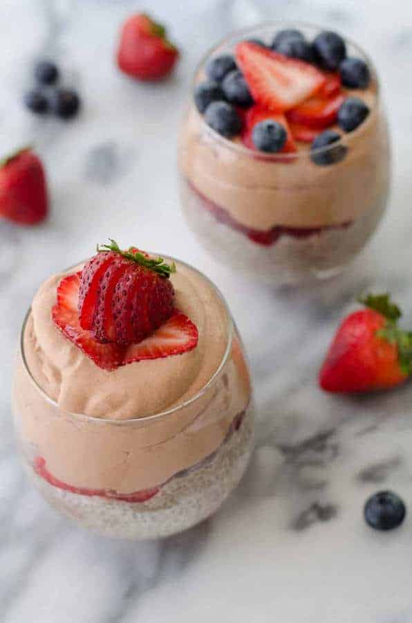 Whipped Chocolate Chia Pudding