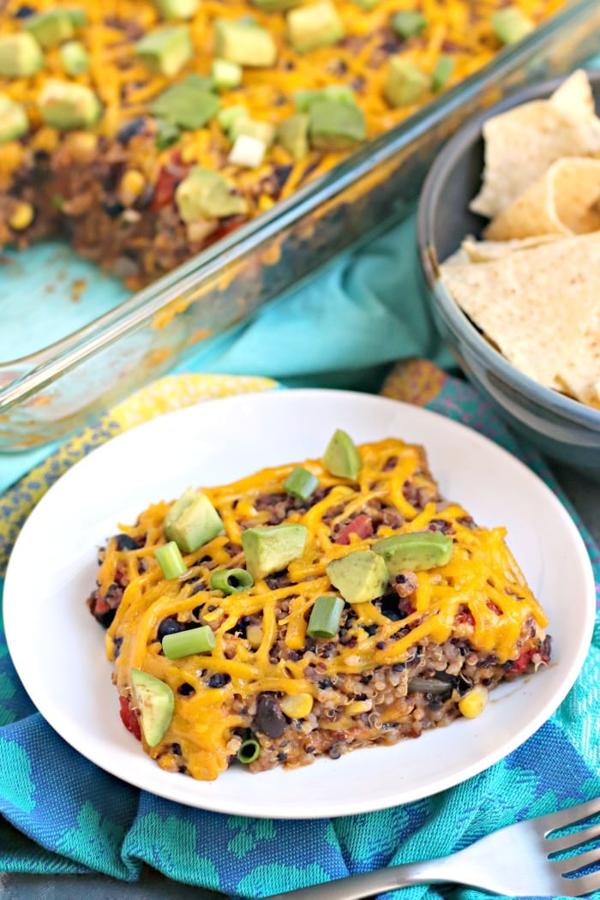 Black Bean Quinoa Casserole