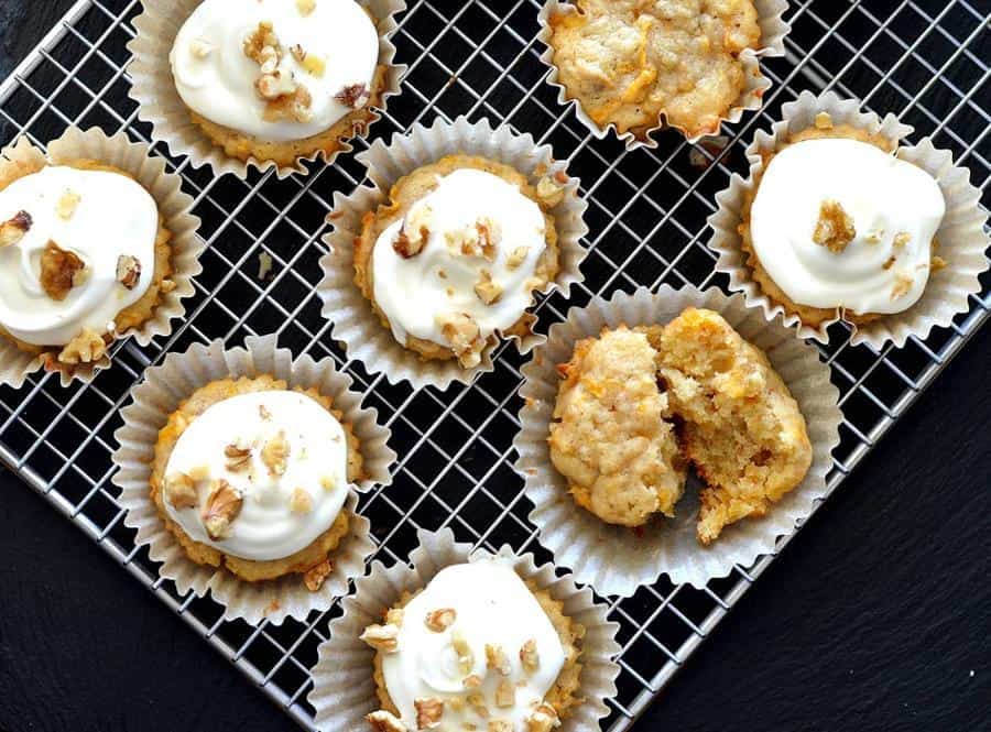 Butternut Squash Cupcakes with Maple Cream Cheese Frosting