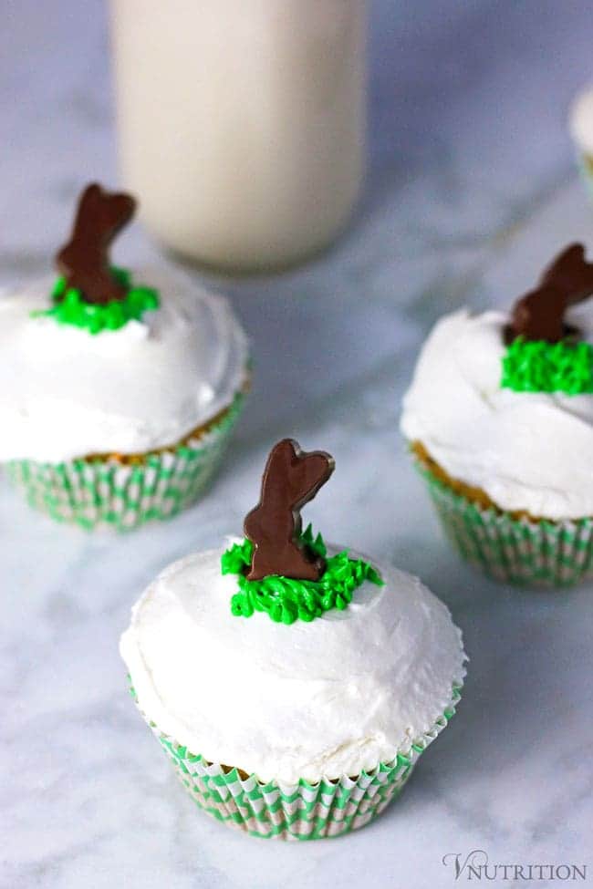 Carrot Cake Cupcakes with Cream Cheese Icing