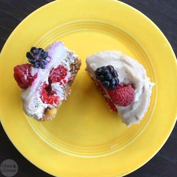 Cheesecake Cupcakes with Fresh Berries