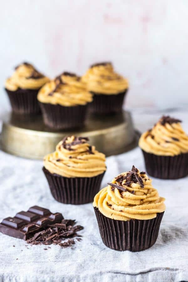 Chocolate Peanut Butter Cupcakes