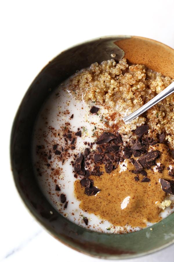 Cinnamon Quinoa Protein Cereal Bowl