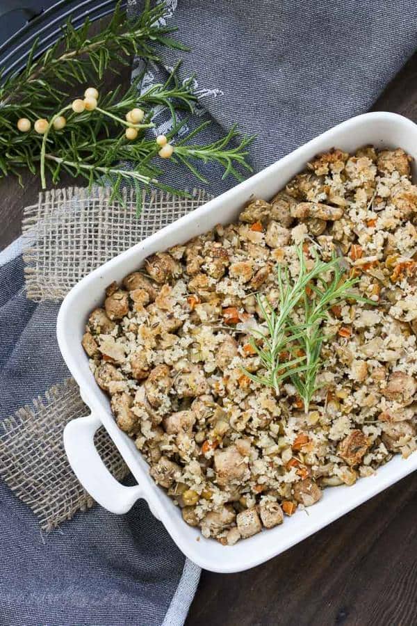 Protein Packed Thanksgiving Stuffing