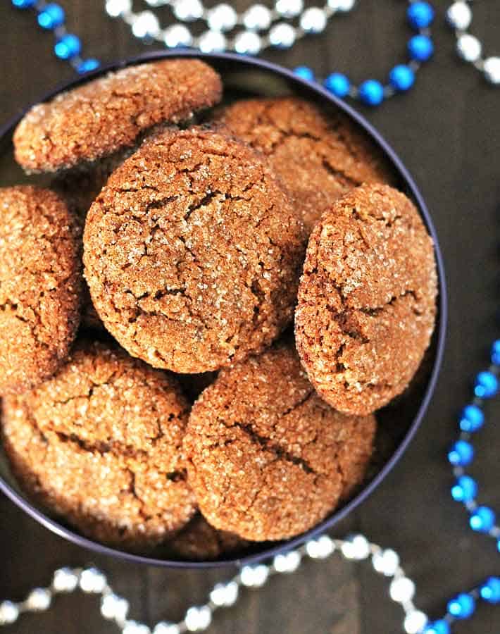 Chewy Gingerbread Cookies (Gluten-Free)