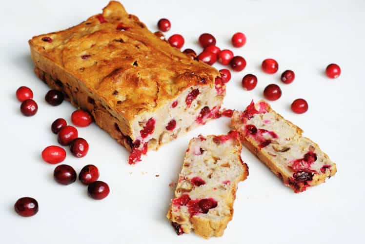 Christmas Cranberry and Orange Loaf