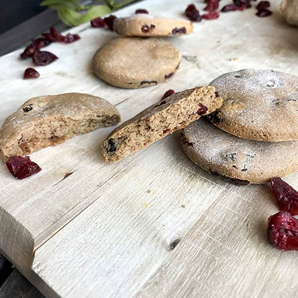 Cranberry Ginger Christmas Cookies