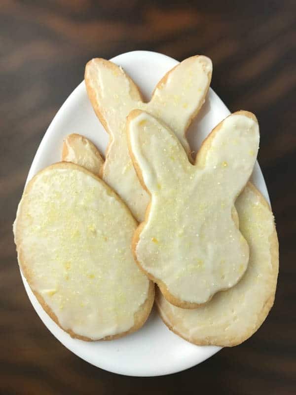Lemon Shortbread Sugar Cookies