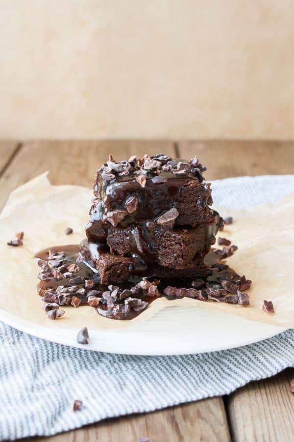 Perfect Caramel Date Sweetened Brownies (Gluten-Free)